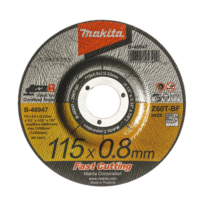 Griezripa 115x0,8mm, B-46947 MAKITA (B-46947)