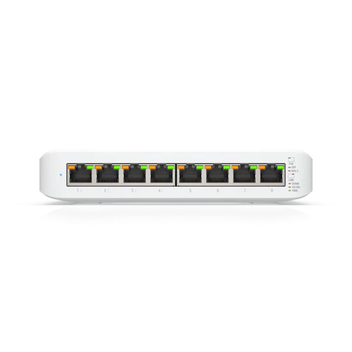 Layer 2 8-portu GbE PoE+ switch