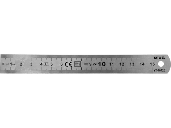 Yato lineāls YT-70720, 150mm, 19mm, 0