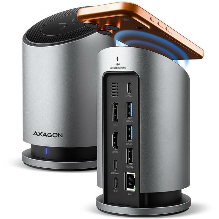 Axagon dokstacija HMC-WL9 10Gbps, 1× HDMI