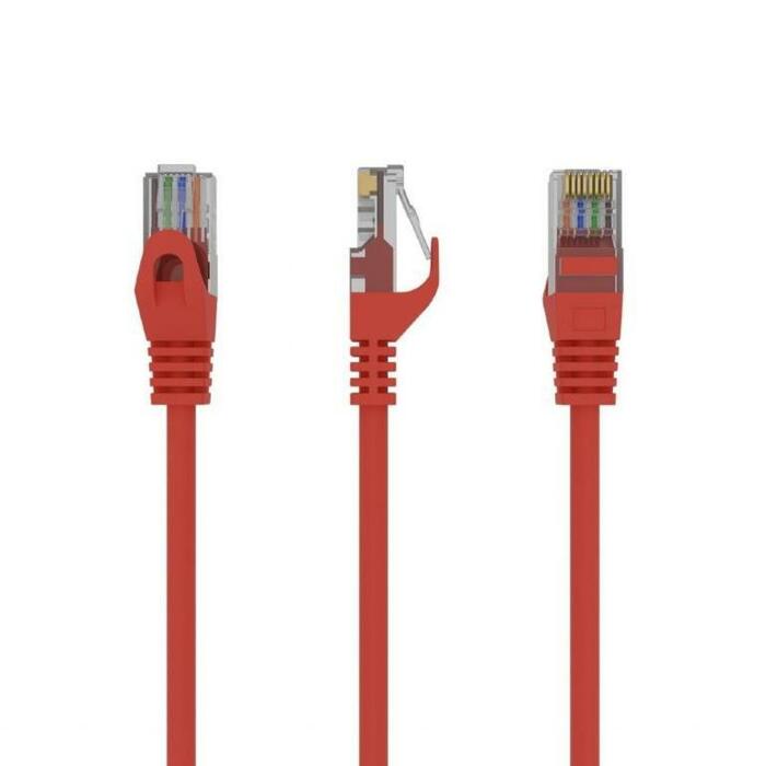 Gembird patch kabelis PP6U-5M/R, 5m, sarkans