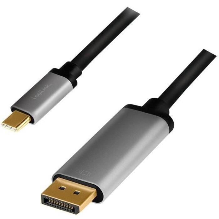 LogiLink CUA0100 USB-C-DP kabelis, 1.8m