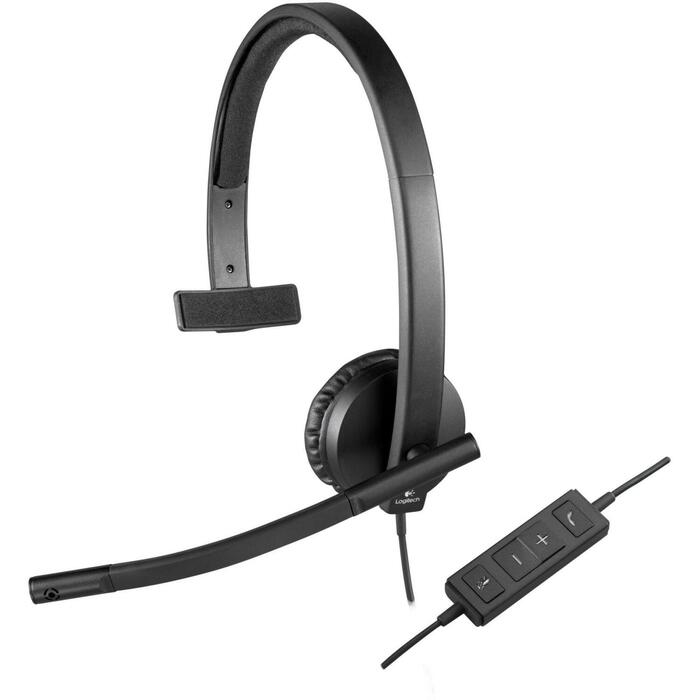 Logitech austiņas H570E Mono, 1,9