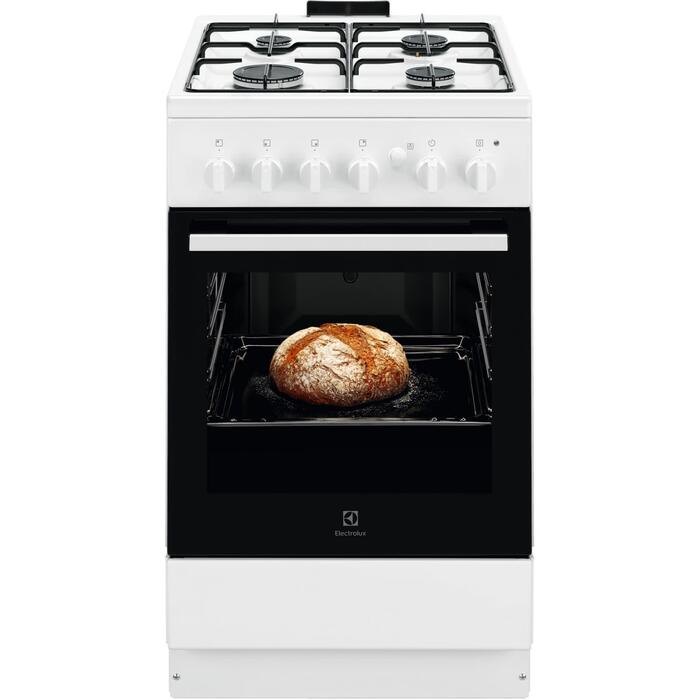 Electrolux gāzes plīts LKG500013W, 50cm, 55l
