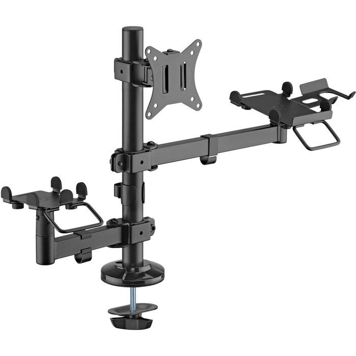 Sbox POS терминал PTM-02S, 51.4см, 42.5см, 7.7см, Алюминий, Пластик, Сталь, 3, 100x100, 75x75, 90°, 45°, 9кг, Универсальный (PTM-02S)