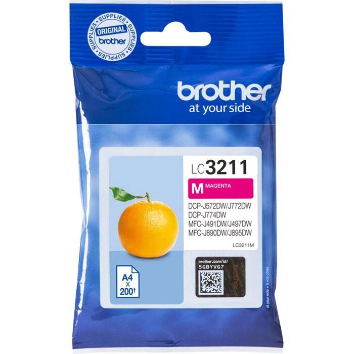 Brother LC3211M tintes kārtridža, 200 lapas