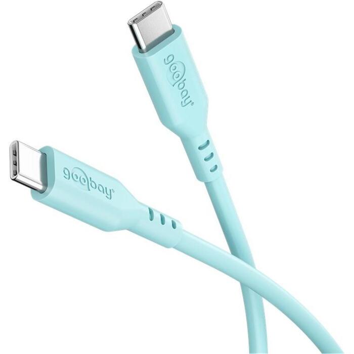 Goobay USB-C Silikona kabelis 77744, 1