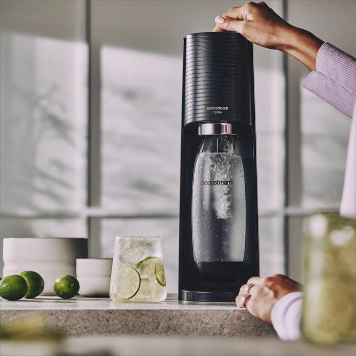 SodaStream Terra gāzētā ūdens automāts, melns