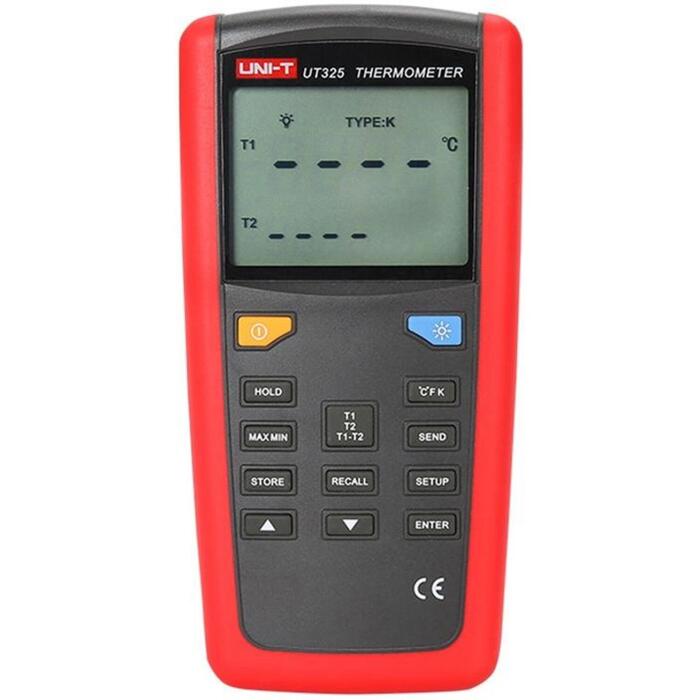 Uni-T UT325 kontakttermometrs, -200°C līdz 1372°C