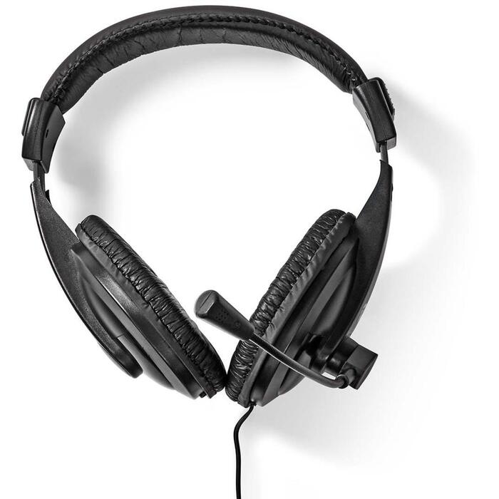 Nedis CHST210BK on-ear austiņas ar mikrofonu