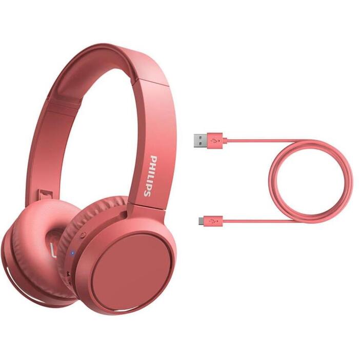 Philips TAH4205RD/00 Bluetooth on-ear austiņas, 32mm