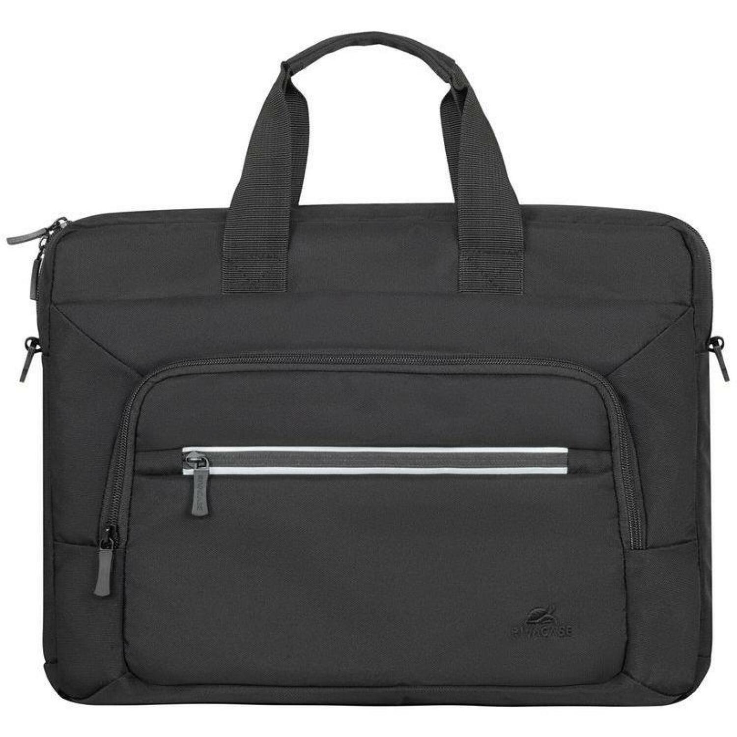 Rivacase Чехол Alpendorf 14" 7521BLACK, 100mm, 500g, 380mm, 295mm, 3 отсека, съемный ремень, внутренний карман (7521BLACK)