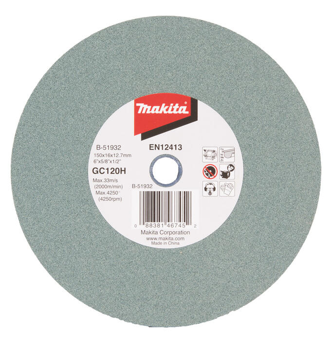Slīpripa 150x16x12,7mm GC(silikona karbīds) K120