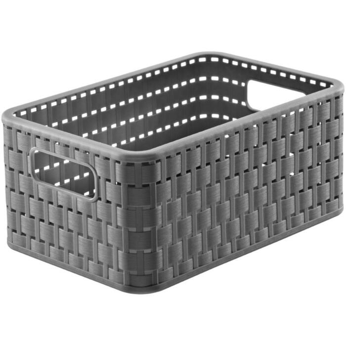 Rotho Grozs plastmasas 6L Country, antracīts