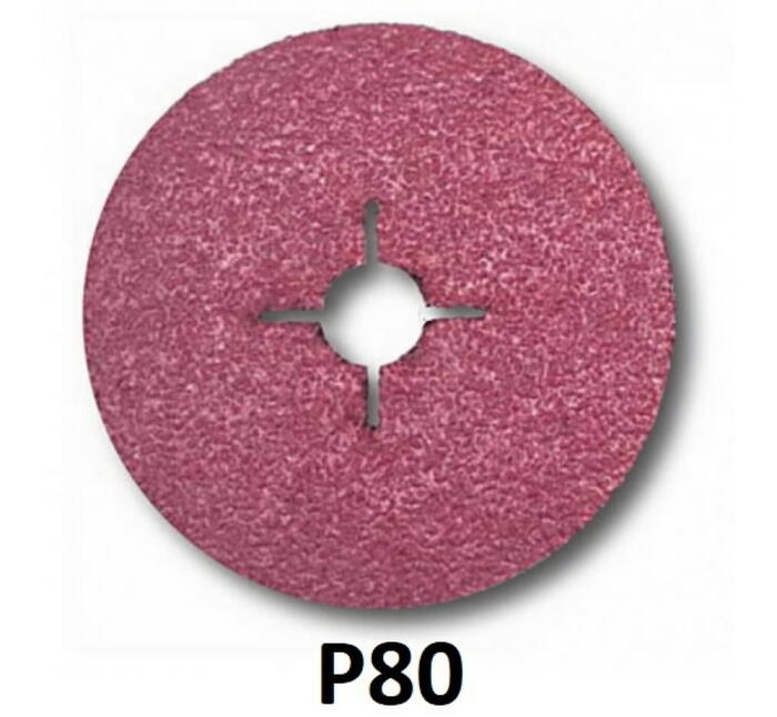 Šķiedras disks metālam 125mm P80+
