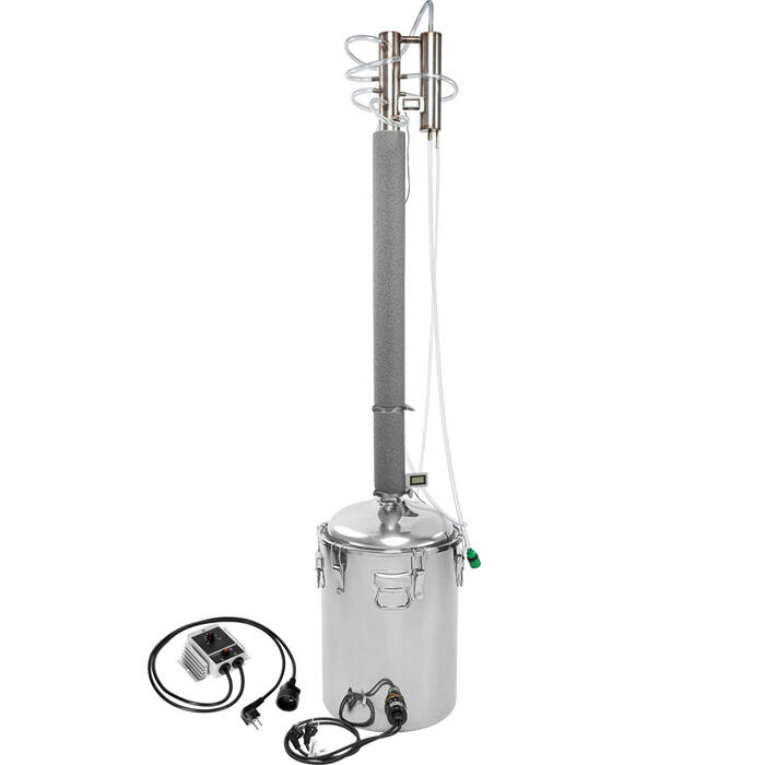 Browin дистиллятор HawkStill ColdFingers 343010, 60L, 60.3mm, 3500W, регулятор мощности, Tri-Clamp, INOX (343010)