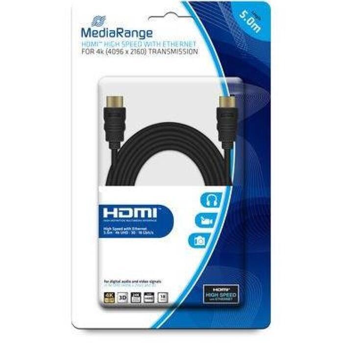 Mediarange HDMI-HDMI kabeļa pagarinātājs MRCS158, 5m