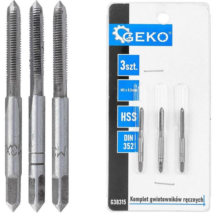 Geko Taps MODELIS G38315, M3x0,5mm