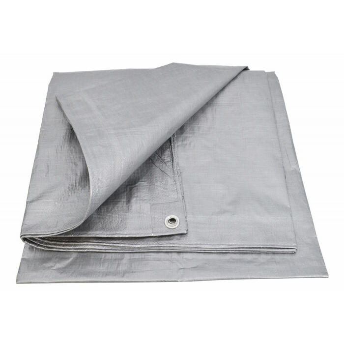 Tarpalīna plēve, sudraba, 120g/m2, 8x12m, ūdensizturīga
