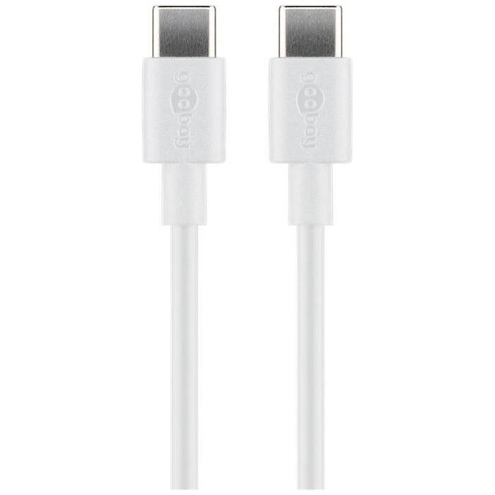 Goobay USB-C кабель для зарядки и синхронизации 66317, 1м, 3A, 60W, 480Mbps, гибкий, защита от перегрузки (66317)