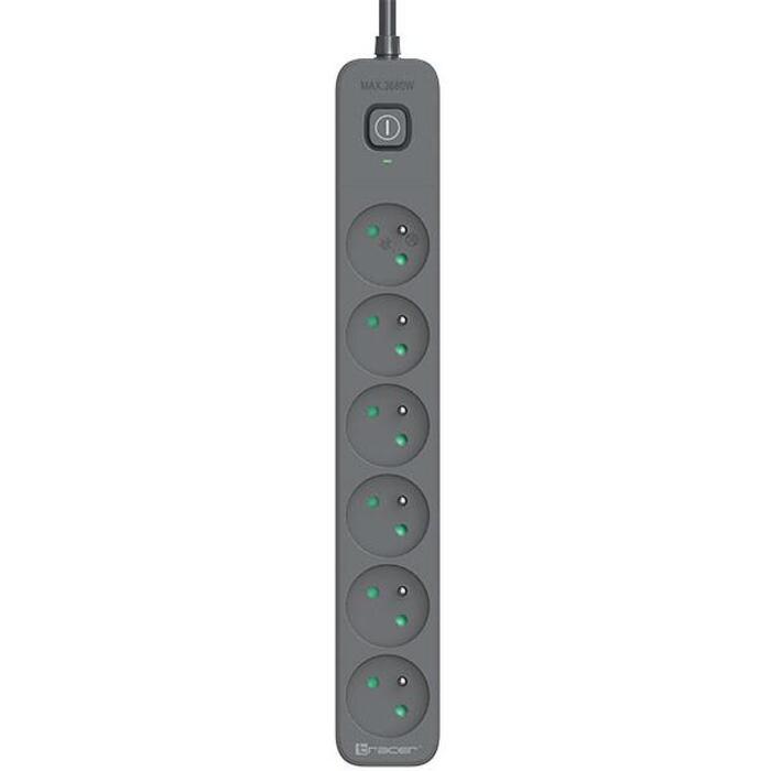 Tracer Pagarinātājs TRALIS47025, 1.5m, 3680W
