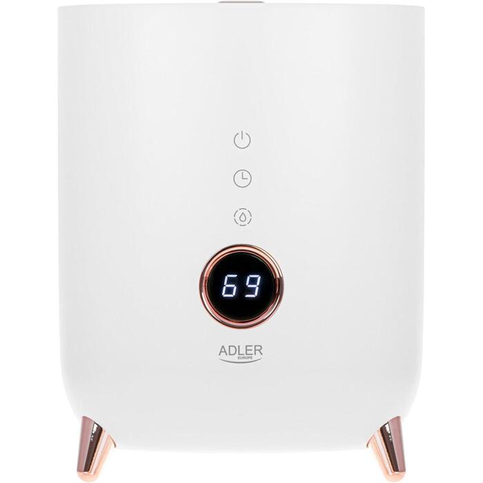 Adler Gaisa mitrinātājs AD 7972, 23 W, 4 L, līdz 35 m², ultraskaņas, 150-300 ml/h, balts (AD 7972 white)