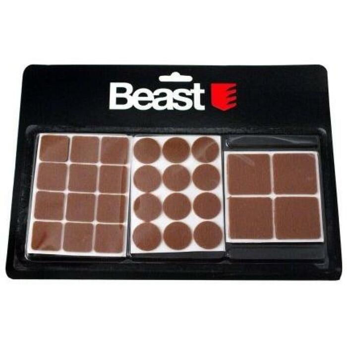 Beast Mēbeļu paliktņi 9056240, 25x25x3mm 12gb
