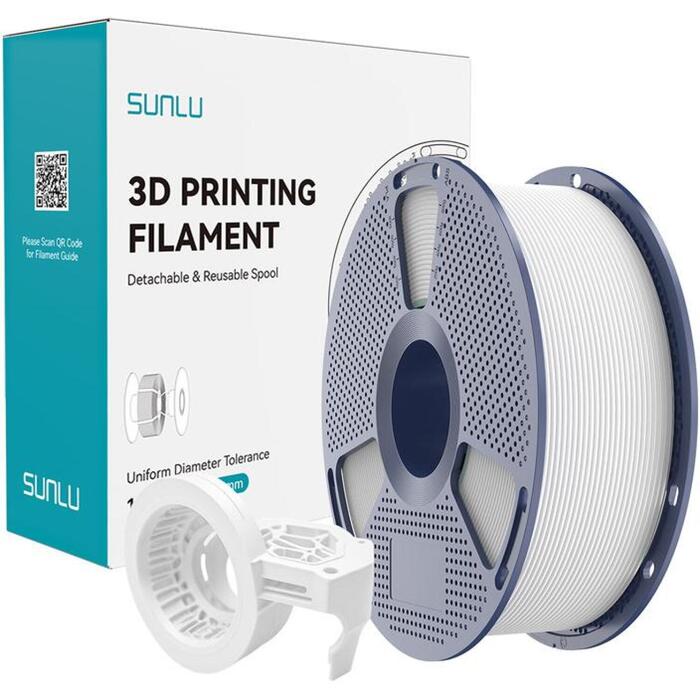 Sunlu PETG High-Speed Matte Filaments, balts