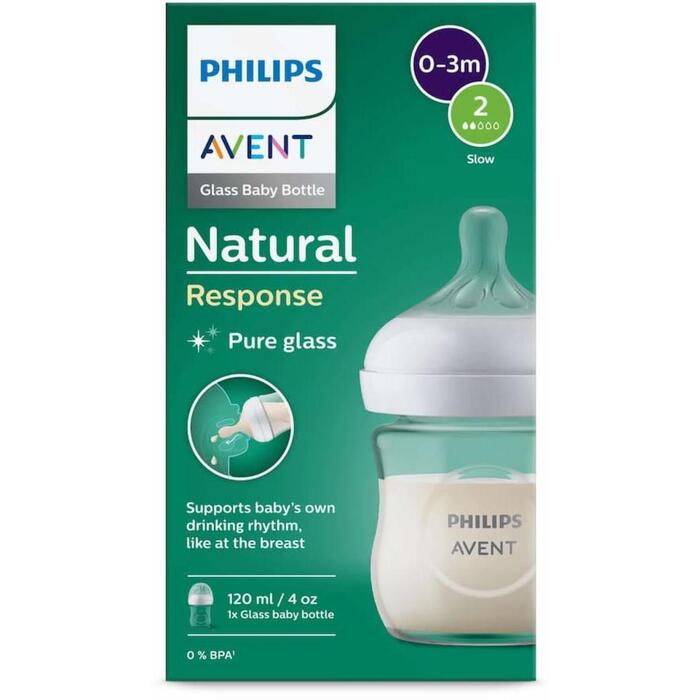 Philips Avent Natural Response stikla pudelīte