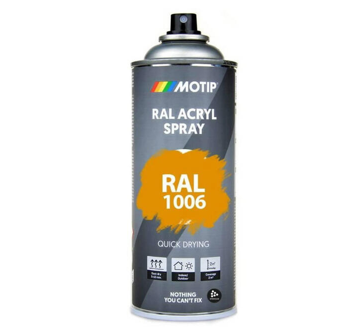 Аэрозоль RAL 1006 желтый с блеском 400мл, 07075 MOTIP (07075)