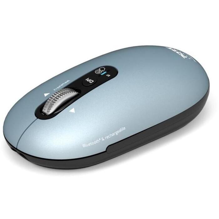 Port Connect PURE MAC pele, Bluetooth, 1000/1600/2400/3200 DPI, 5 pogas, optiskā, pelēka (910500)