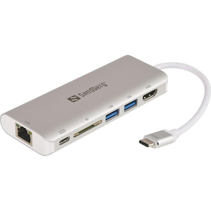 Sandberg USB centrmezgls 136-18, 4, USB