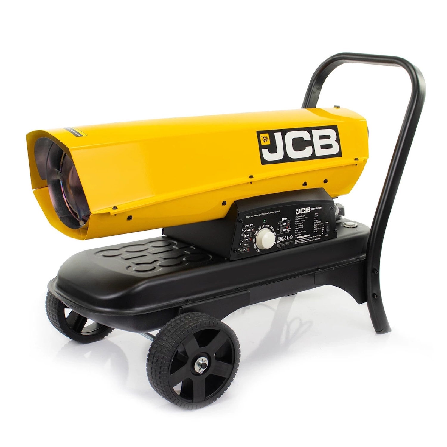JCB dīzeļdegvielas un petrolejas sildītājs darbnīcām