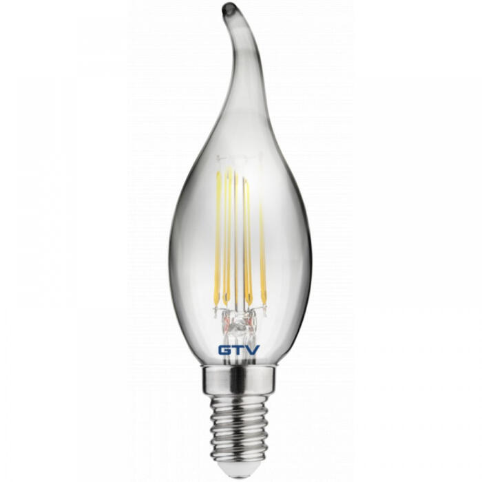 Gtv LED spuldze E14 LD-C35FEP4-30L, 4