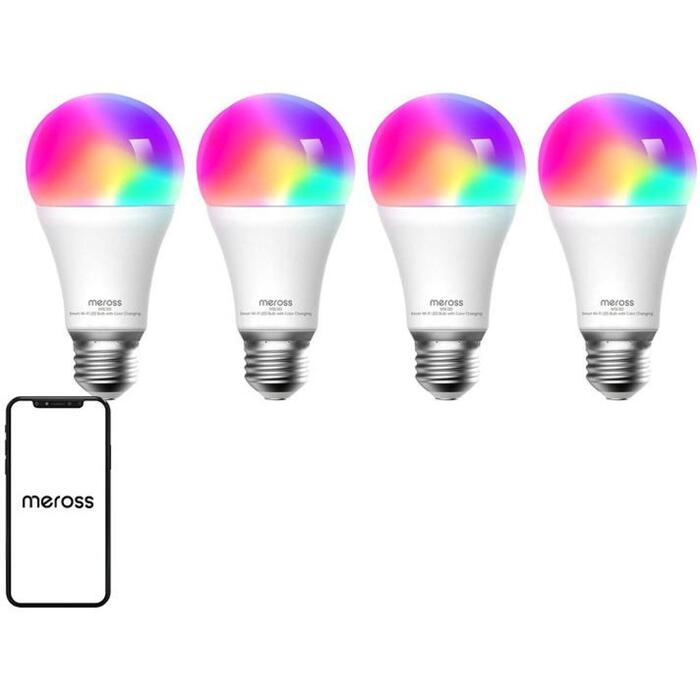 Meross MSL120DAHQUA-EU, WiFi gudrā LED spuldze