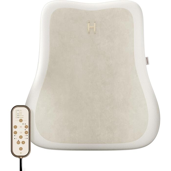 Homedics Виброакустическая массажная подушка BVA-HB150-EB, 5 режимов, Bluetooth, легкая, портативная (BVA-HB150-EB)