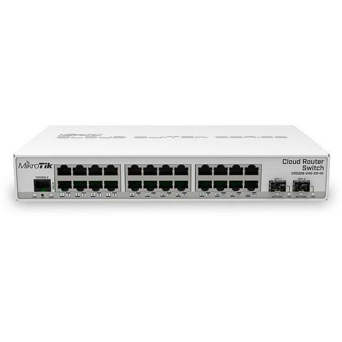 Mikrotik CRS326-24G-2S+IN pārvaldāms komutators, 24 Gigabit