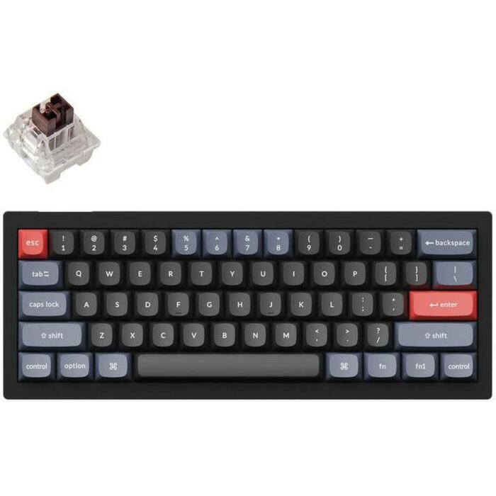 Keychron Klaviatūra V4-B3, RGB LED, 60%