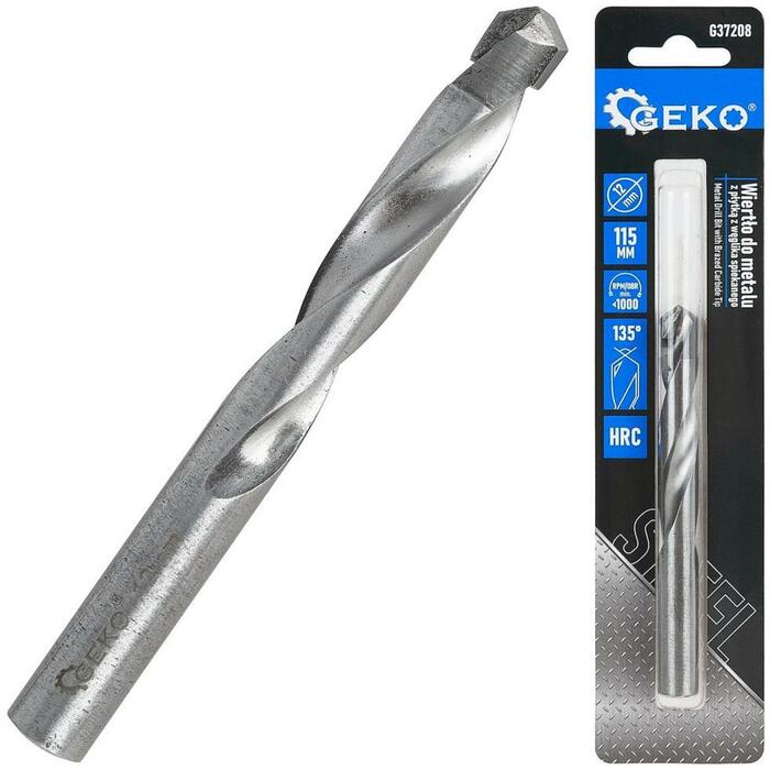 Geko metāla urbis G37208, 12 mm