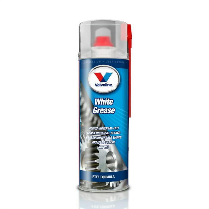 Аэрозоль для ухода за металлическими деталями WHITE GREASE 500 мл, VALVOLINE, 887047, Водостойкий и термостойкий (887047)