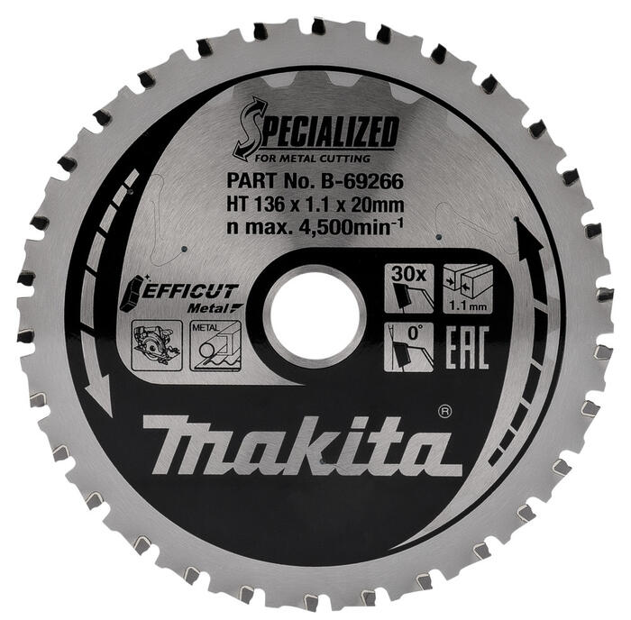 T.C.T. Zāģripa EFFICUT METAL