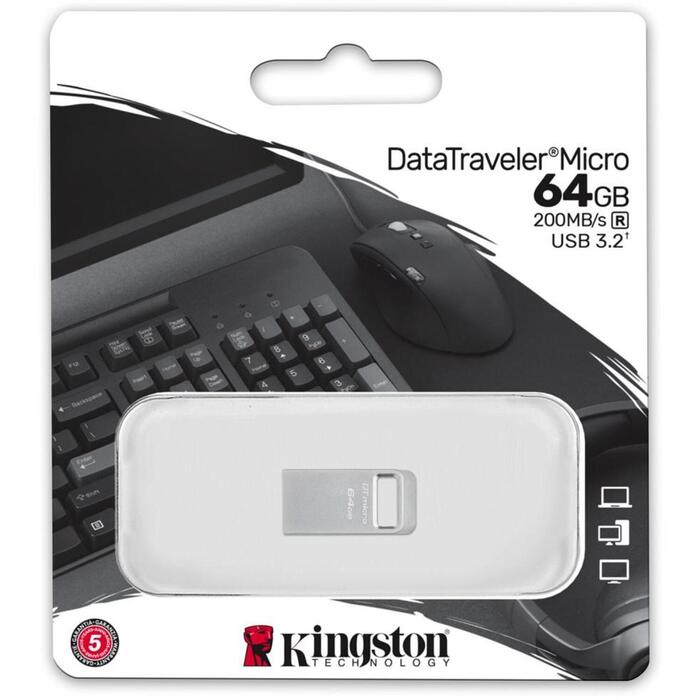Kingston DataTraveler zibatmiņa DTMC3G2/64GB, 64 GB