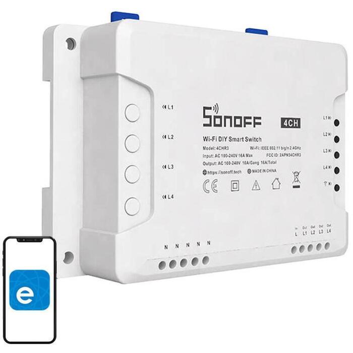 Sonoff viedais gaismas slēdzis 4CHR3 M0802010003