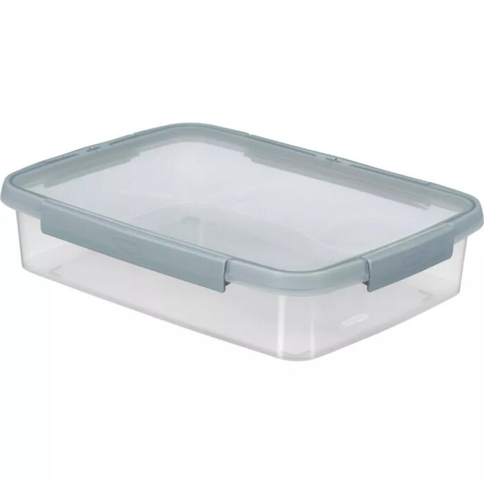 Curver Smart Eco Fresh pārtikas trauks 080112220Y, 2L, 28,8x20x6,5cm, plastmasa, pelēks (080112220Y)