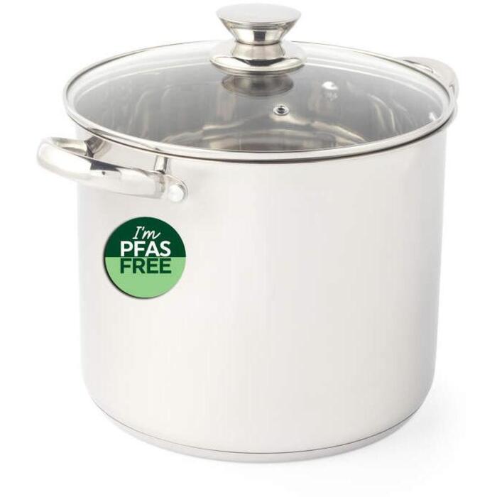 Russell Hobbs RH03800EU7 Classic Collection 24cm 9L Stockpot, Stainless Steel (RH03800EU7)