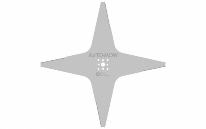Asmens 35 cm, 4 staru zvaigzne, Auto-Mow, 34509781, 1,2mm, Piemērots modeļiem: L350i, L300 Elite, LB300EL LB3550*, LB3510*, LB3500* (34509781)