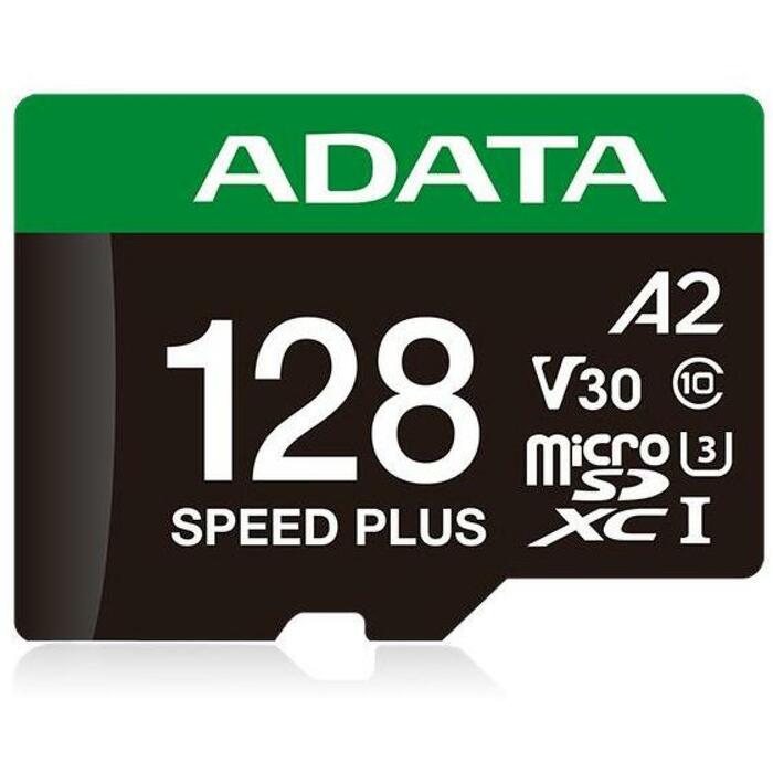 Adata microSDXC UD128GUI3V30A2SP-RA1 128GB, lasīšanas ātrums
