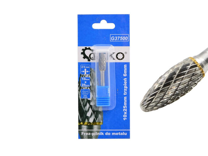 Geko Frēze metālam G37500, 10mm, 25mm