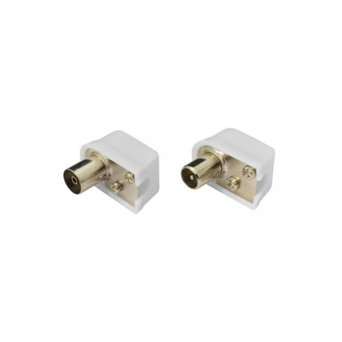 Sbox Koaksiālais savienotājs KON.RF-F+M/R, 75ohm