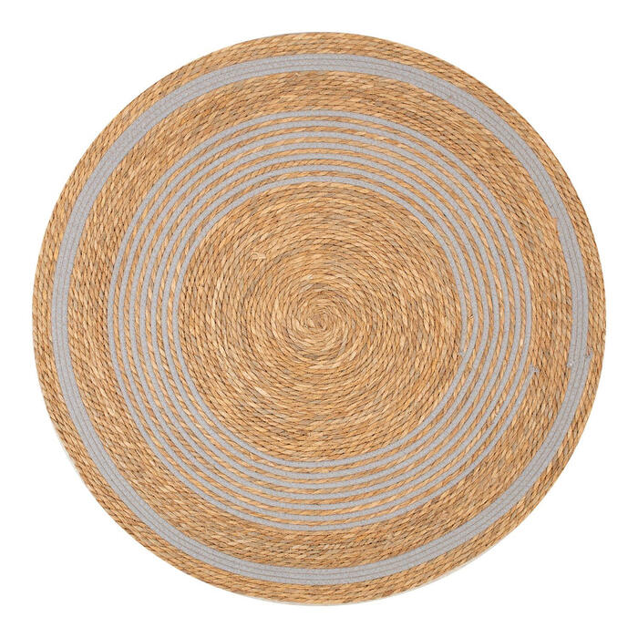 HOME4YOU Paklājs SELITA D100cm, dabīgs/pelēks 86717